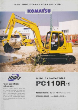Koparki gąsienicowe Komatsu PC110R-1