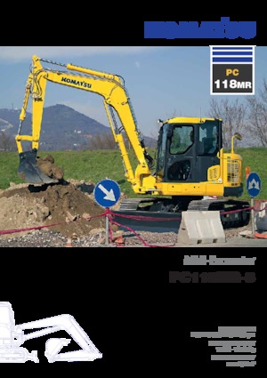 Koparki gąsienicowe Komatsu PC118MR-8