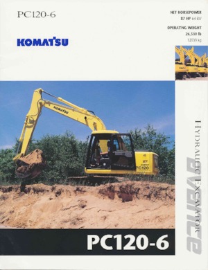 Koparki gąsienicowe Komatsu PC120-6