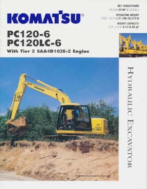 Koparki gąsienicowe Komatsu PC120-6