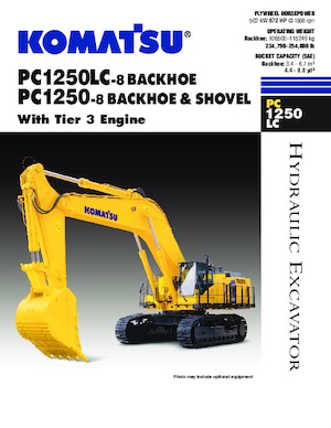 Koparki gąsienicowe Komatsu PC1250-8