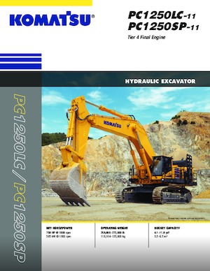 Koparki gąsienicowe Komatsu PC1250LC-11