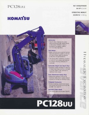 Koparki gąsienicowe Komatsu PC128UU