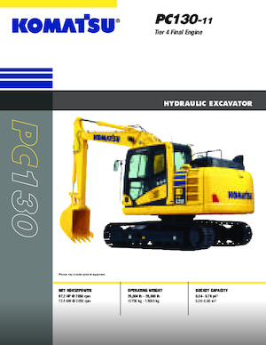 Koparki gąsienicowe Komatsu PC130-11