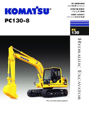 Koparki gąsienicowe Komatsu PC130-8