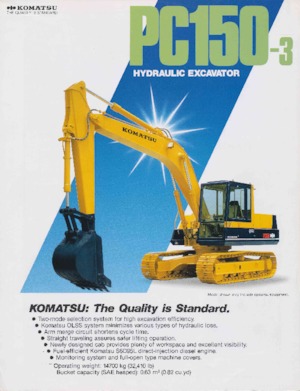 Koparki gąsienicowe Komatsu PC150-3