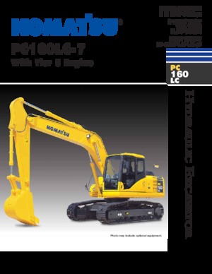 Koparki gąsienicowe Komatsu PC160LC-7