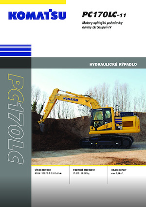 Koparki gąsienicowe Komatsu PC170LC-11
