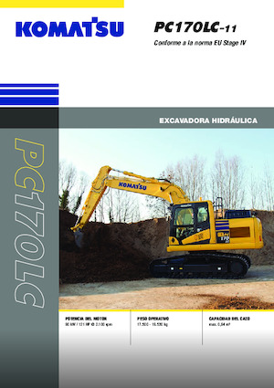 Koparki gąsienicowe Komatsu PC170LC-11