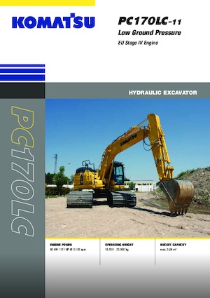 Koparki gąsienicowe Komatsu PC170LC-11 LGP