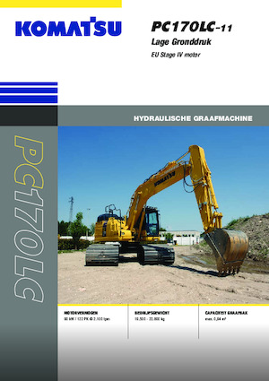 Koparki gąsienicowe Komatsu PC170LC-11 LGP