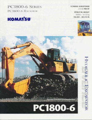 Koparki gąsienicowe Komatsu PC1800-6