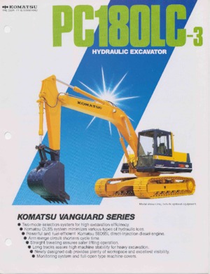 Koparki gąsienicowe Komatsu PC180LC-3