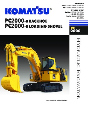 Koparki gąsienicowe Komatsu PC2000-8