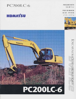Koparki gąsienicowe Komatsu PC200-6
