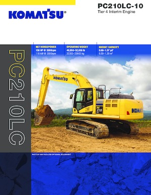 Koparki gąsienicowe Komatsu PC210LC-10