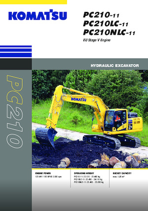 Koparki gąsienicowe Komatsu PC210NLC-11E0