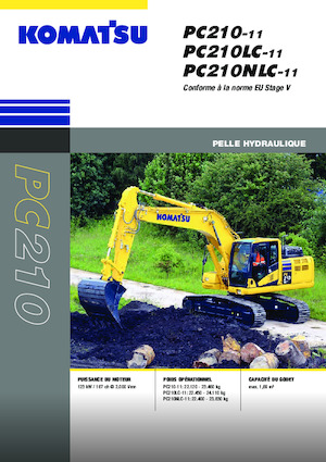 Koparki gąsienicowe Komatsu PC210NLC-11E0
