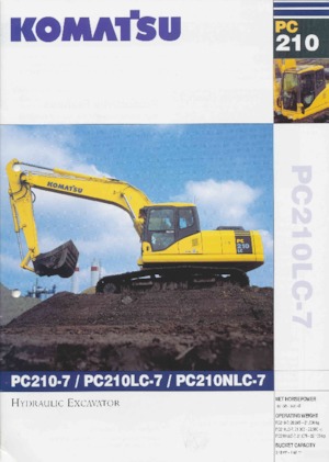 Koparki gąsienicowe Komatsu PC210NLC-7