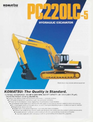 Koparki gąsienicowe Komatsu PC220-5