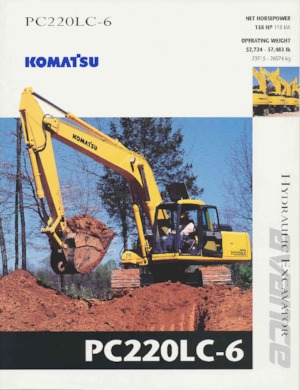 Koparki gąsienicowe Komatsu PC220LC-6