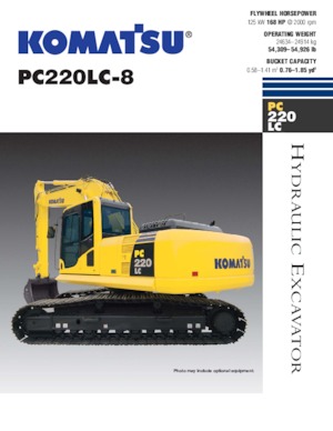 Koparki gąsienicowe Komatsu PC220-8