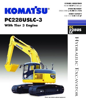 Koparki gąsienicowe Komatsu PC228US-LC-3