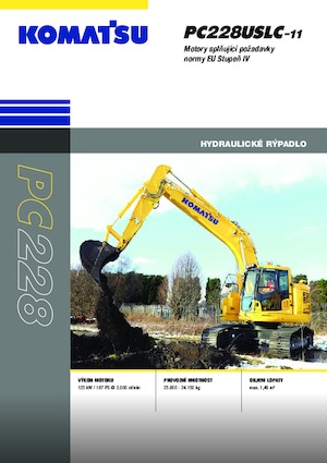Koparki gąsienicowe Komatsu PC228USLC-11E0