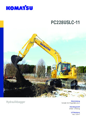 Koparki gąsienicowe Komatsu PC228USLC-11E0