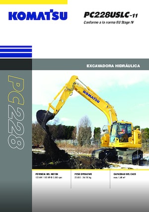 Koparki gąsienicowe Komatsu PC228USLC-11E0
