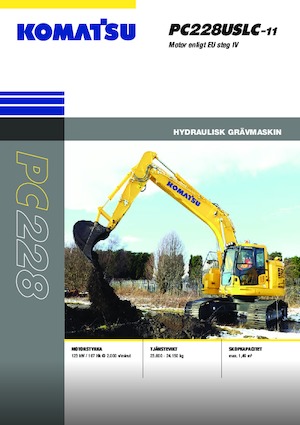 Koparki gąsienicowe Komatsu PC228USLC-11E0
