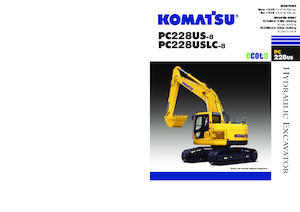 Koparki gąsienicowe Komatsu PC228USLC-8