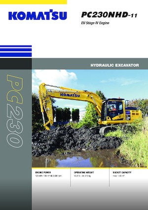 Koparki gąsienicowe Komatsu PC230NHD-11E0