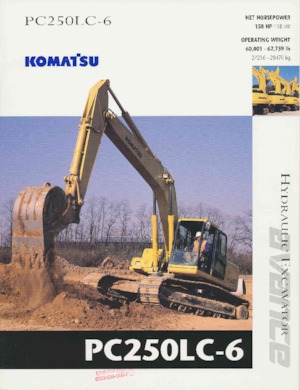 Koparki gąsienicowe Komatsu PC250LC-6