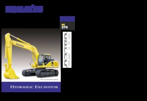 Koparki gąsienicowe Komatsu PC270-7