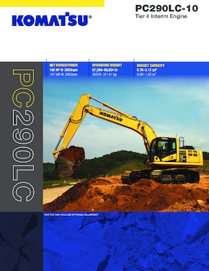 Koparki gąsienicowe Komatsu PC290LC-10
