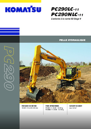 Koparki gąsienicowe Komatsu PC290NLC-11E0