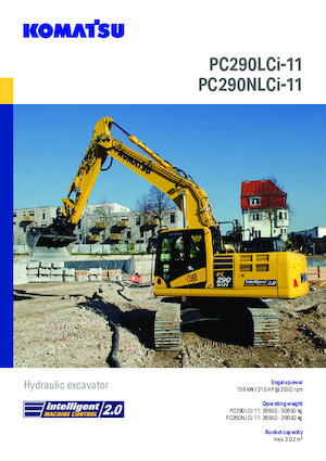 Koparki gąsienicowe Komatsu PC290NLCi-11E0