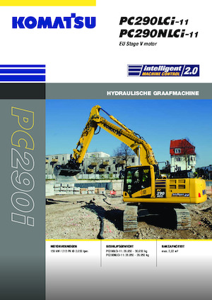 Koparki gąsienicowe Komatsu PC290NLCi-11E0