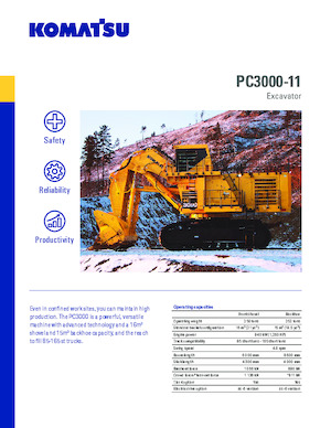 Koparki gąsienicowe Komatsu PC3000-11 