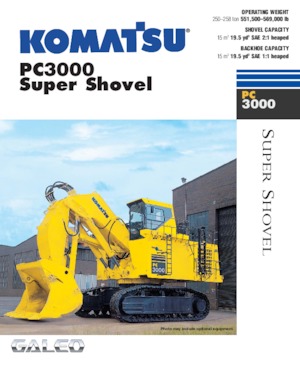 Koparki gąsienicowe Komatsu PC3000