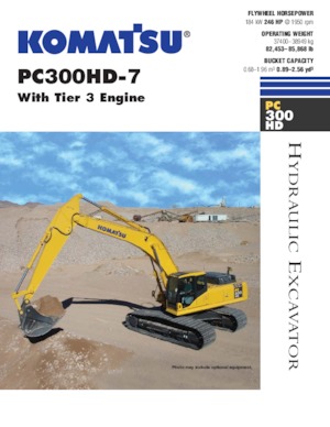 Koparki gąsienicowe Komatsu PC300HD-7