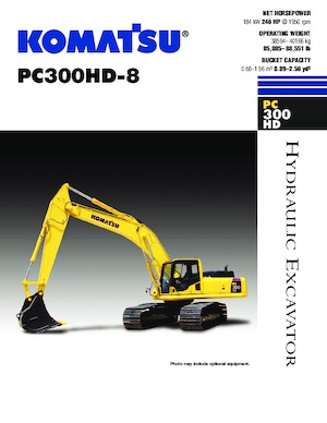 Koparki gąsienicowe Komatsu PC300HD-8
