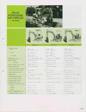 Koparki gąsienicowe Komatsu PC100L-3