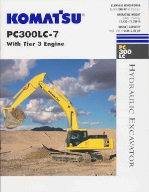 Koparki gąsienicowe Komatsu PC300LC-7