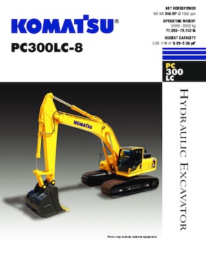 Koparki gąsienicowe Komatsu PC300LC-8