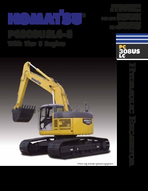 Koparki gąsienicowe Komatsu PC308US-LC-3