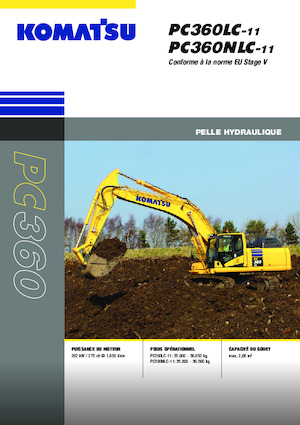 Koparki gąsienicowe Komatsu PC360LC-11E0