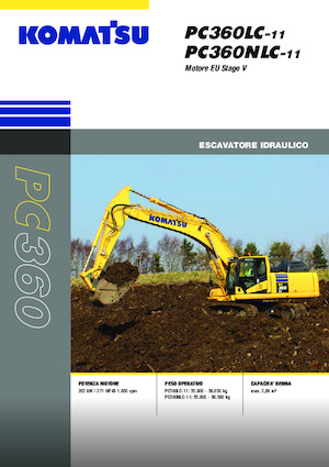 Koparki gąsienicowe Komatsu PC360LC-11E0