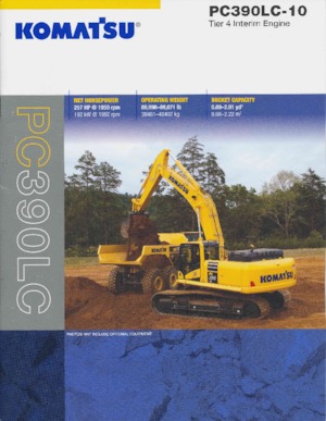 Koparki gąsienicowe Komatsu PC390LC-10 SLF